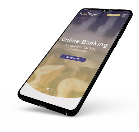 Stern Banking Website Opened on Mobile